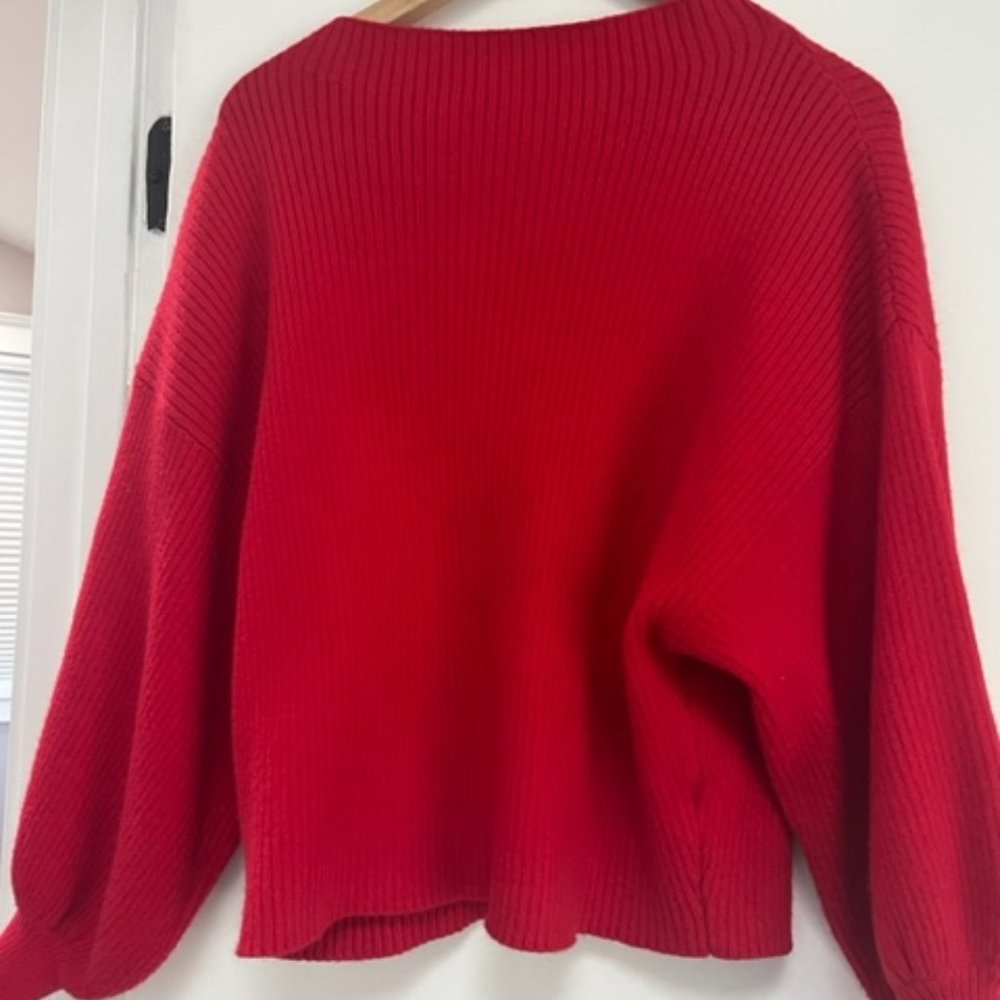 Anthropologie Line & Dot red sweater (Small)